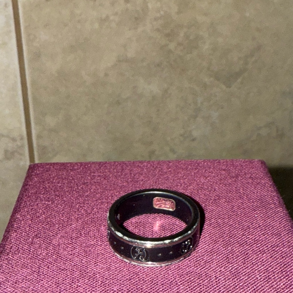 Gucci Icon Thin Band Ring – White Gold – Size 20 (Approx. US 9) - Picture 3 of 3